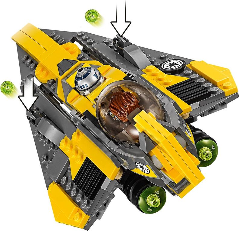 LEGO® Star Wars Anakin's Jedi Starfighter™ back side