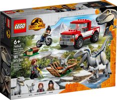 LEGO® Jurassic World La capture des Vélociraptors Beta et Blue