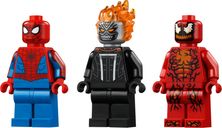 LEGO® Marvel Spider-Man y el Motorista Fantasma vs. Carnage minifiguras