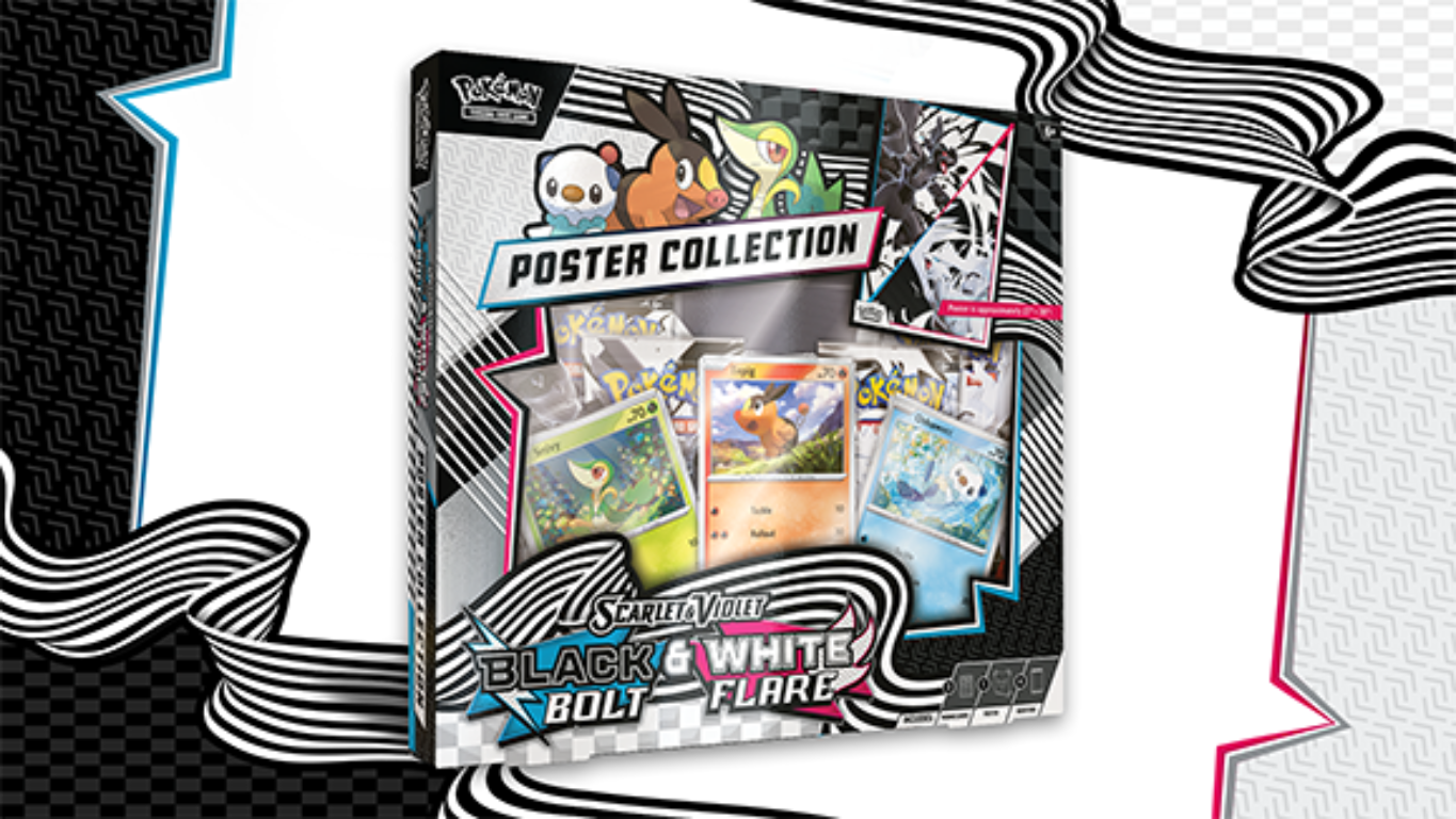 Pokémon TCG: Scarlet & Violet - Black Bolt/White Flare Poster Collection