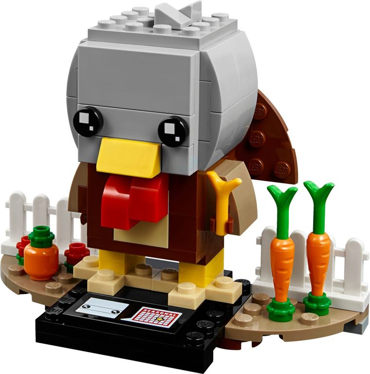 LEGO® BrickHeadz™ Thanksgiving Turkey komponenten