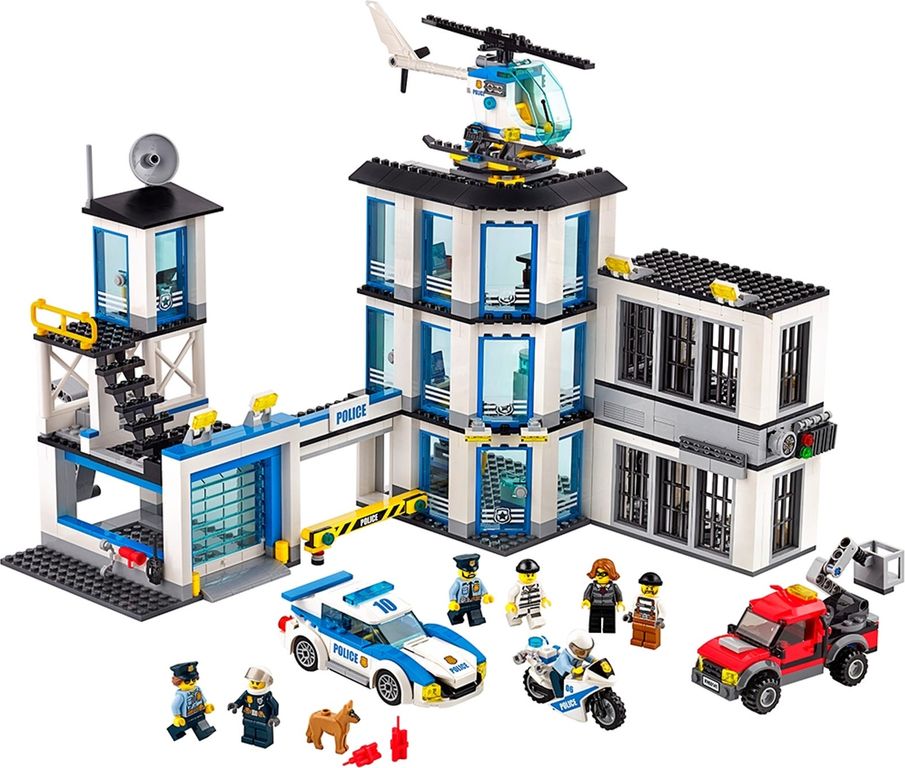 LEGO® City Police Station components