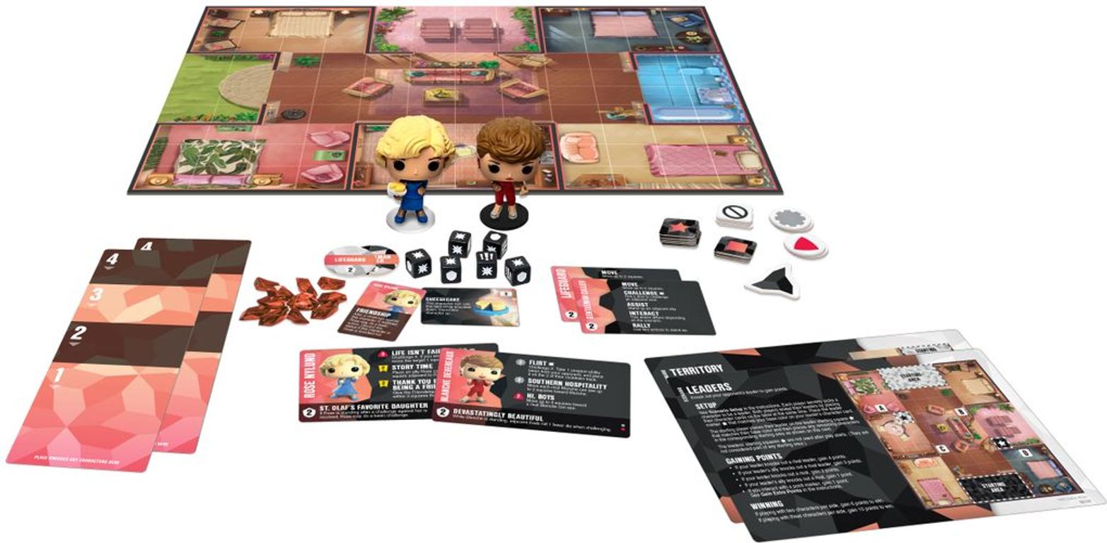 Funkoverse Strategy Game: Golden Girls 100 composants