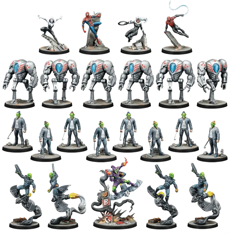 Marvel: Crisis Protocol Alliances – Night of the Goblin miniatures
