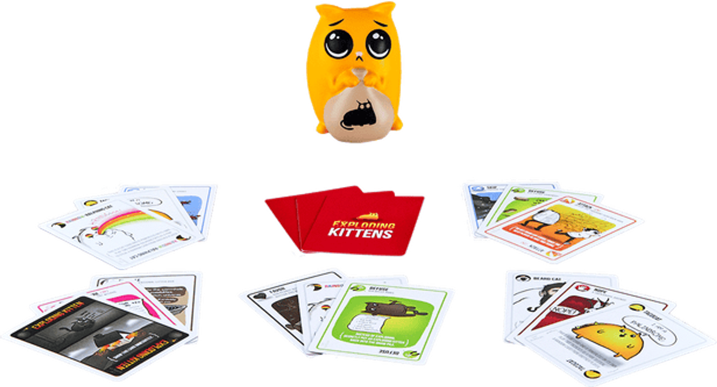 Exploding Kittens: Cat Burglar Edition componenten