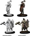 D&D Nolzur's Marvelous Miniatures - Female Half-Orc Barbarian miniatures