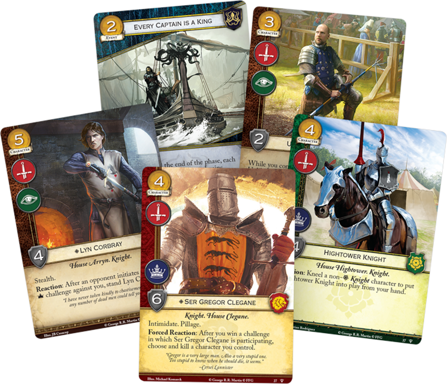 A Game of Thrones: The Card Game (Second Edition) - Fury of the Storm cartas