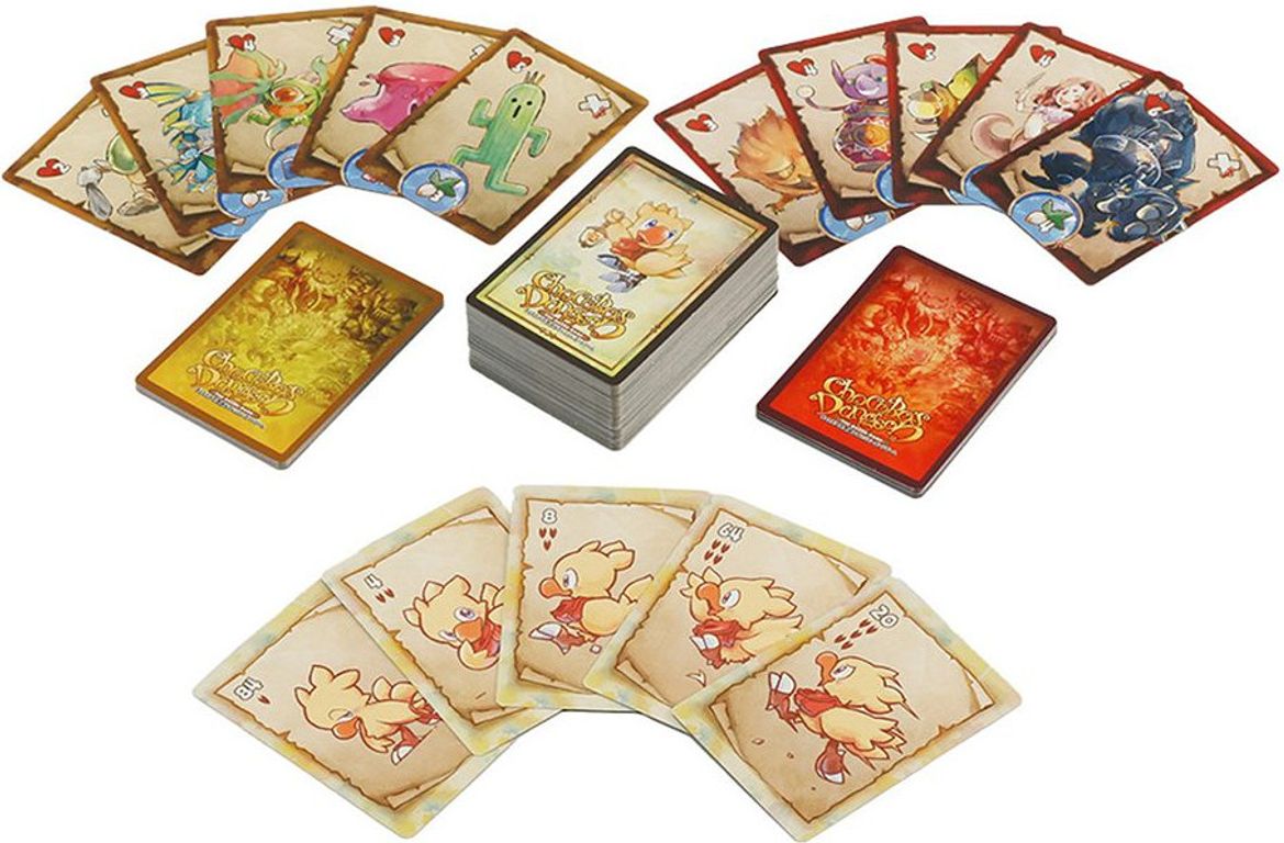 Chocobo's Dungeon: The Board Game cartes