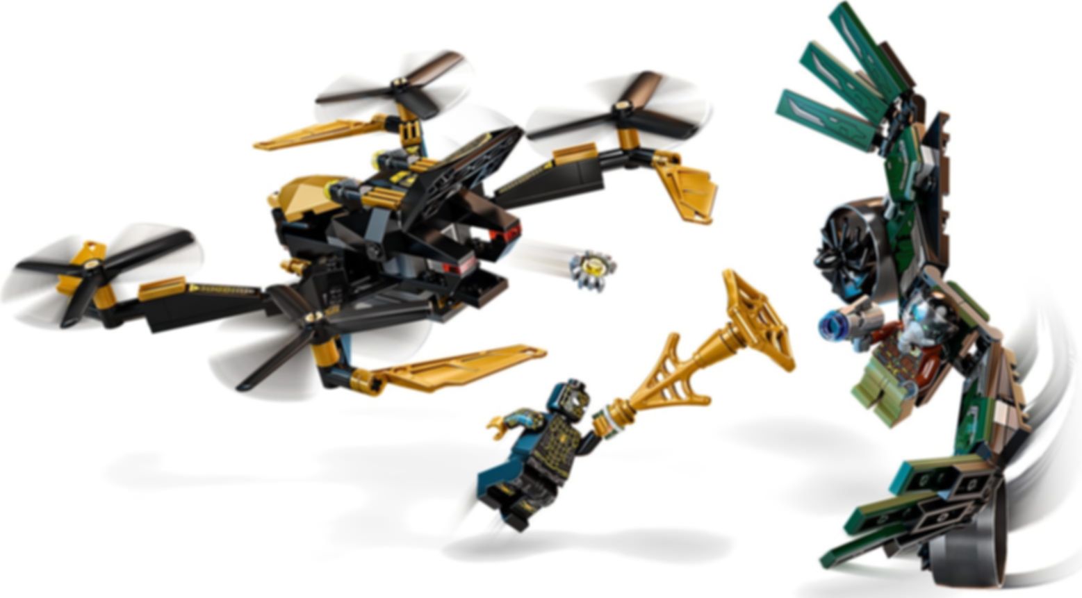 LEGO® Marvel Spider-Mans Drohnenduell spielablauf