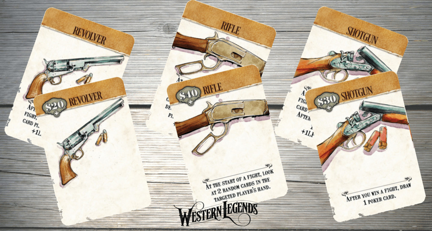 Western Legends carte