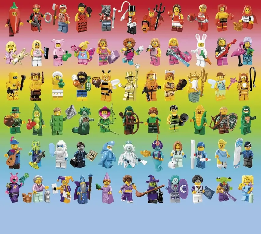 2025 Wall Calendar minifigure