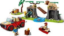 LEGO® City Rescate de la Fauna Salvaje: Todoterreno jugabilidad