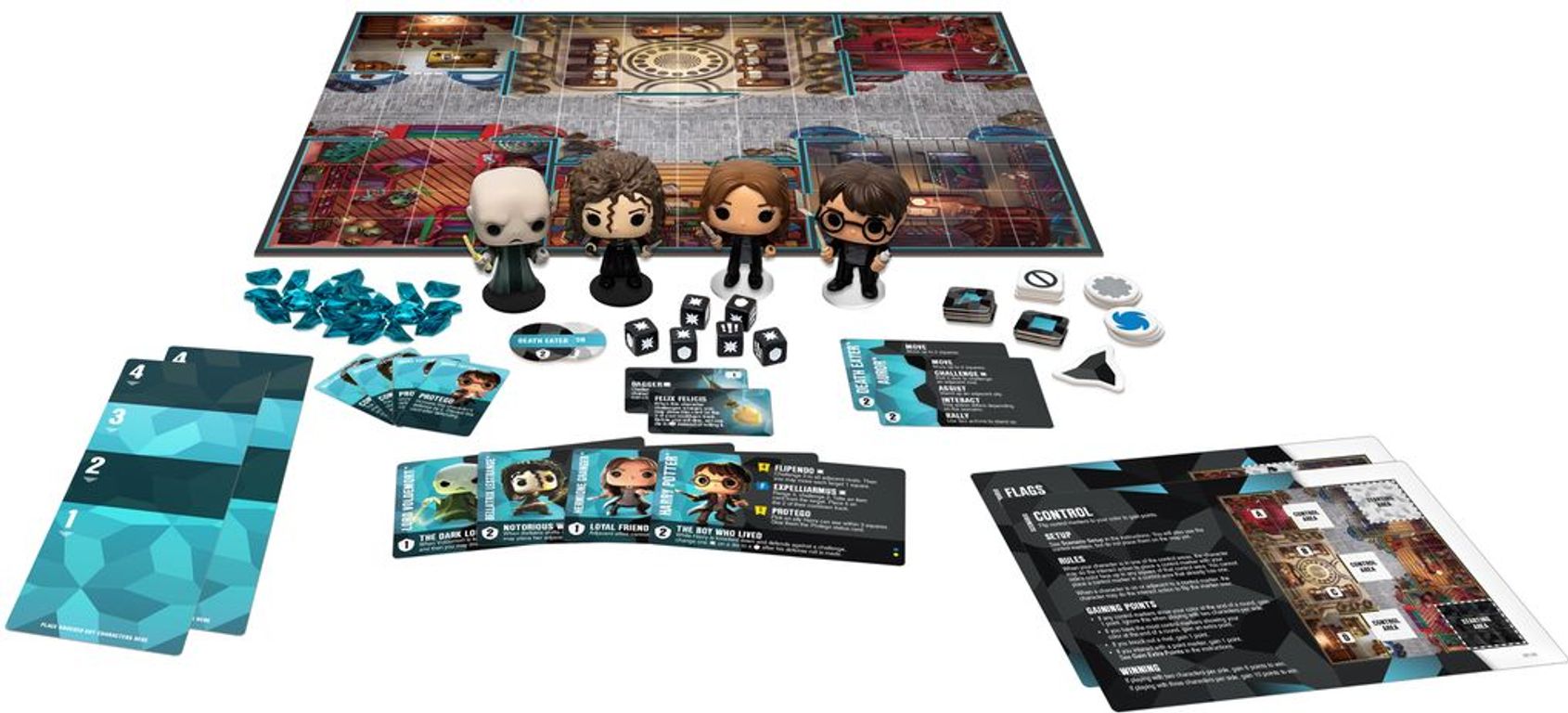 Funkoverse Strategy Game: Harry Potter 100 komponenten