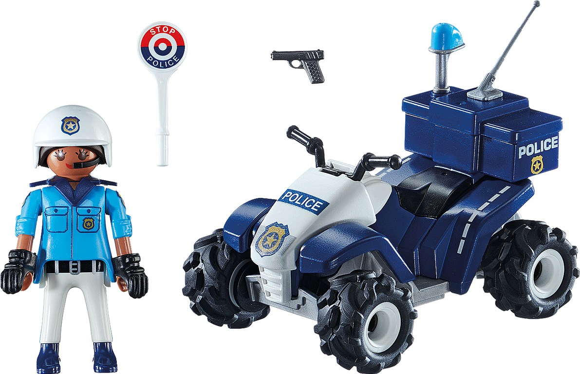 Playmobil® City Action Police Quad components