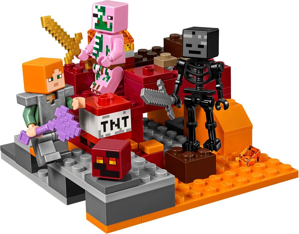 LEGO® Minecraft La bataille du Nether figurines