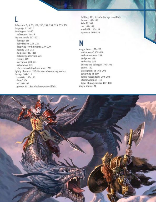 Tales of the Valiant Player's Guide manual