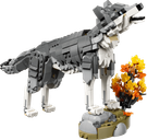 LEGO® Creator Forest Animals: Gray Wolf components