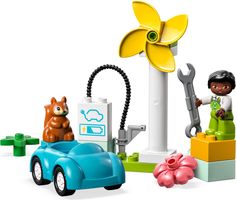 LEGO® DUPLO® Turbina eolica e auto elettrica