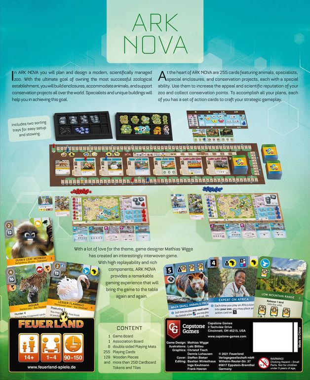 Ark Nova back of the box