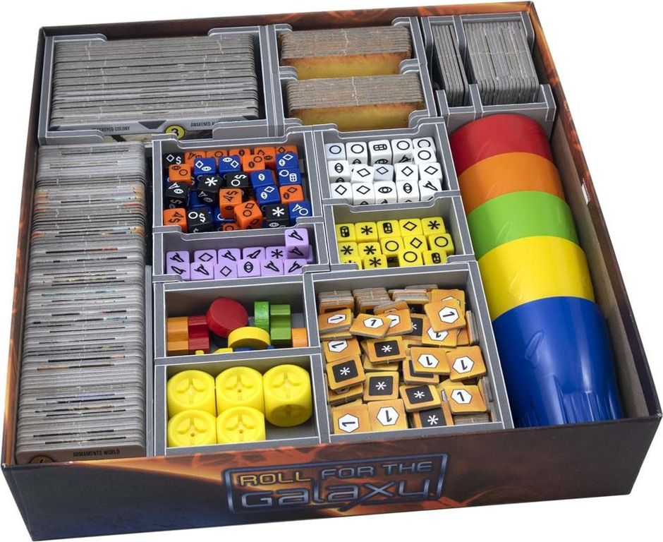 Roll for the Galaxy: Folded Space Insert (Second edition) box