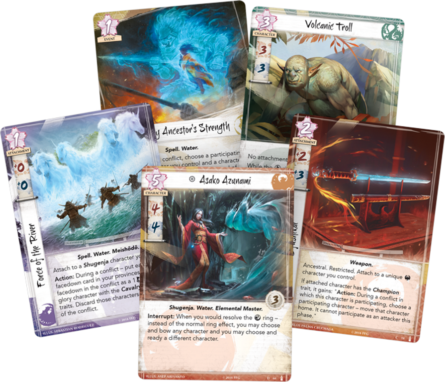 Legend of the Five Rings: The Card Game - The Ebb and Flow kaarten