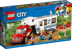 LEGO® City Pick-uptruck en caravan