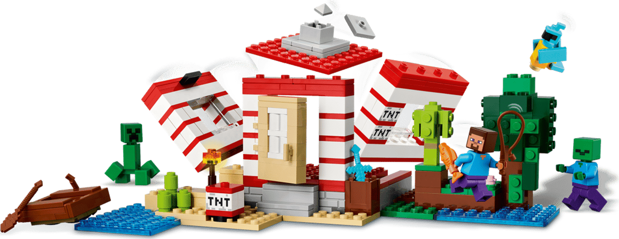 LEGO® Minecraft La Casa-Dinamita de la Selva