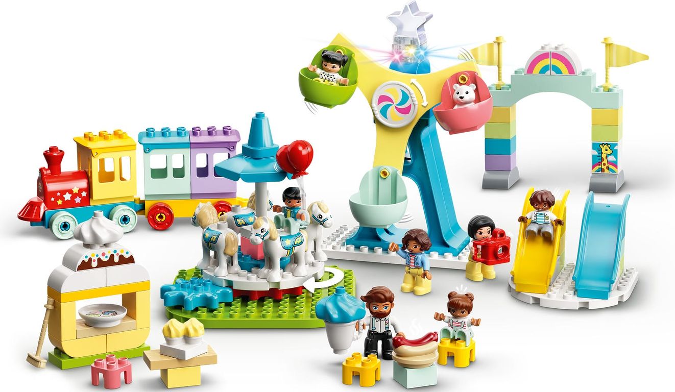 LEGO® DUPLO® Parque de Atracciones jugabilidad