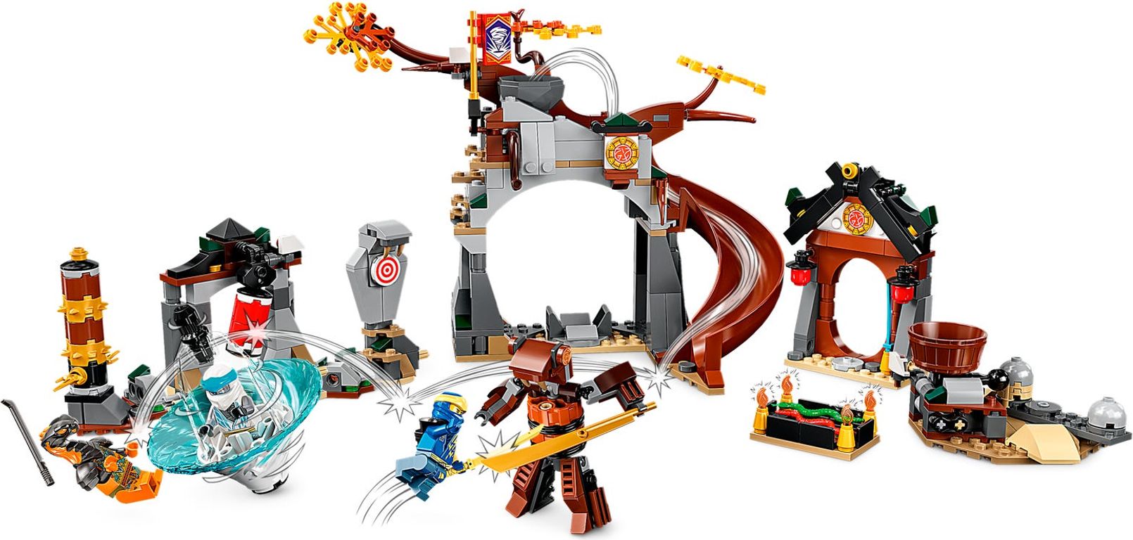 LEGO® Ninjago Centro de Entrenamiento Ninja jugabilidad
