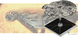 Star Wars: X-Wing (Second Edition) – Millennium Falcon Expansion Pack miniature