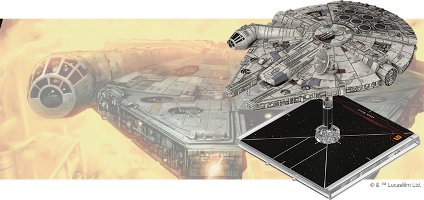 Star Wars: X-Wing (Second Edition) – Millennium Falcon Expansion Pack miniatura