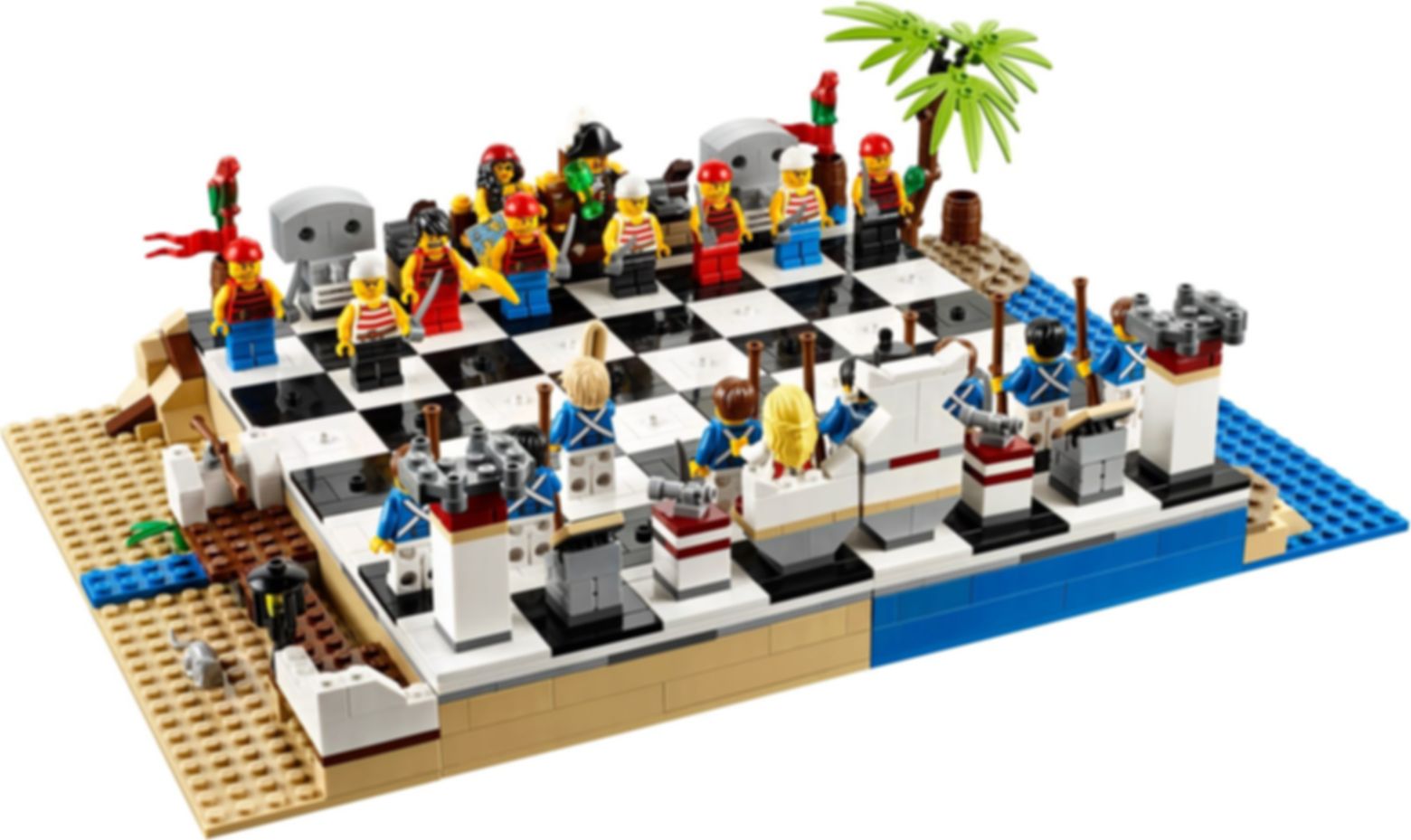 Pirates Chess Set components