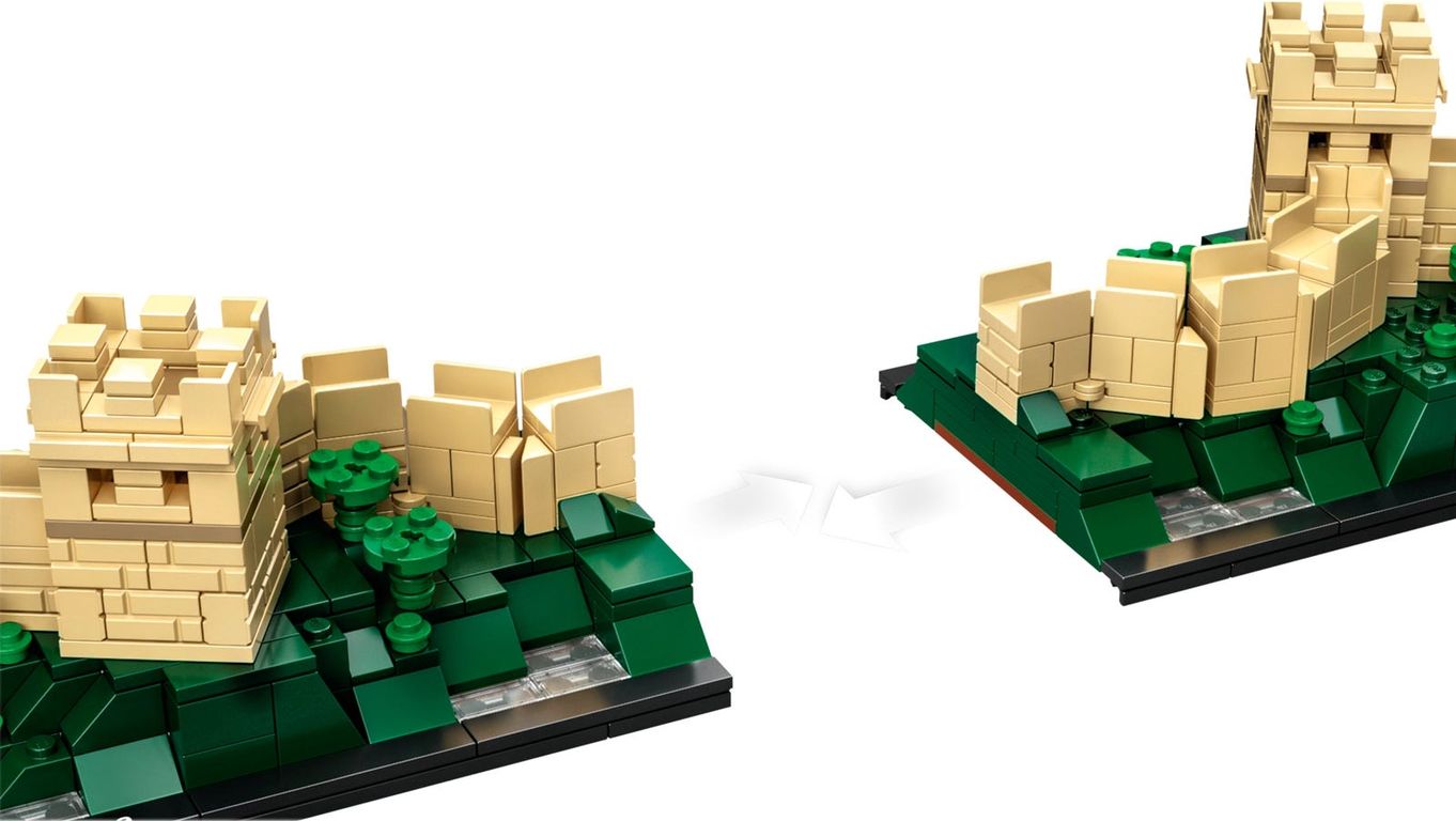 LEGO® Architecture De Chinese Muur componenten