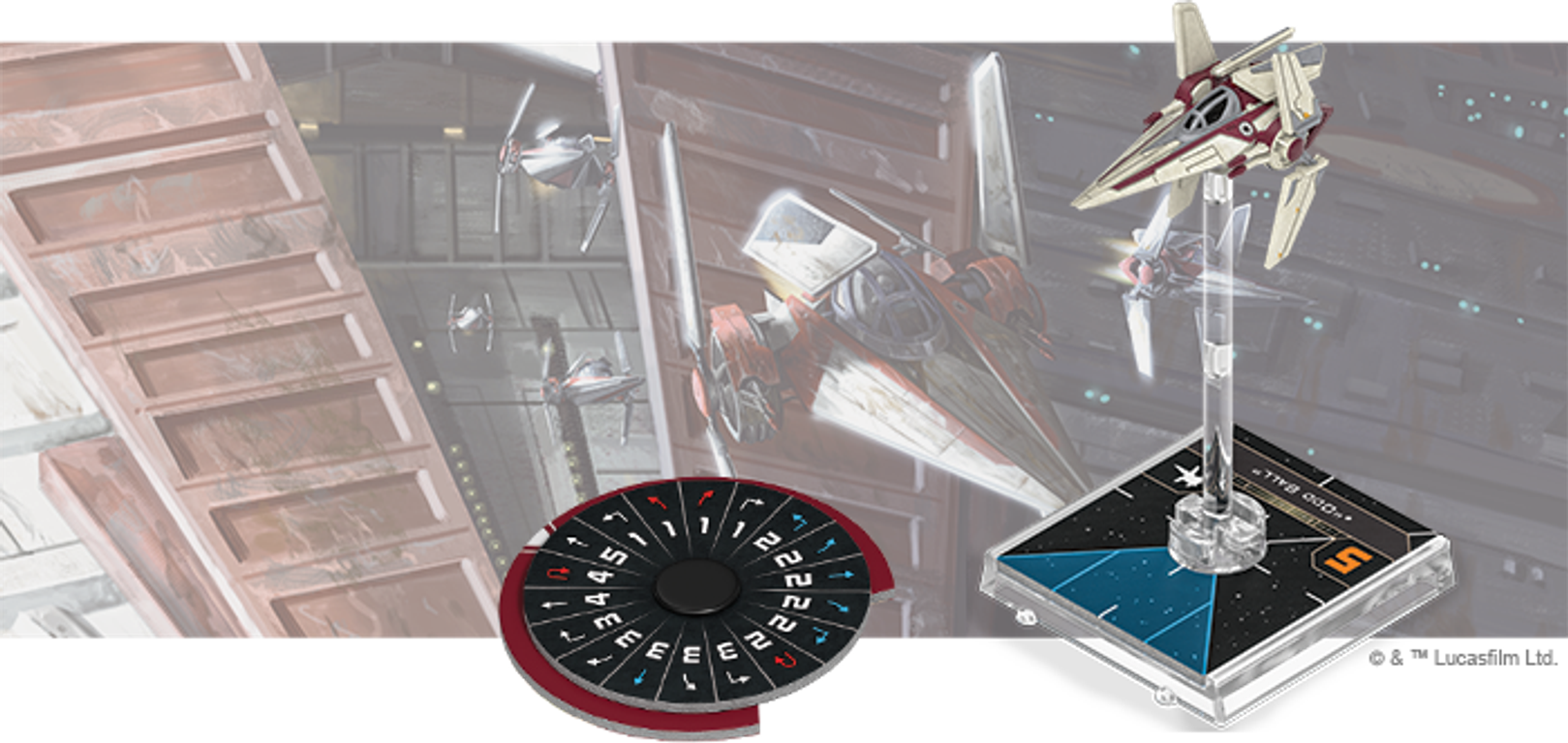 Star Wars: X-Wing (Second Edition) – Nimbus-class V-Wing Expansion Pack miniaturen