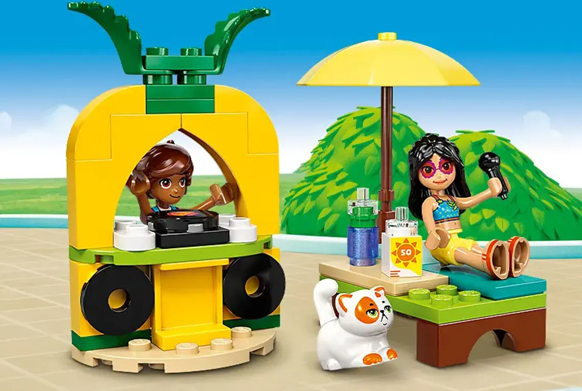 LEGO® Friends Fête dans la piscine avec les bouées licorne et flamant rose