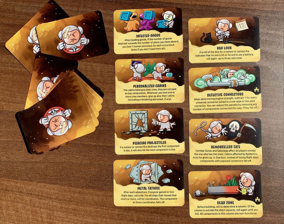 Galaxy Trucker: Keep on Trucking cards