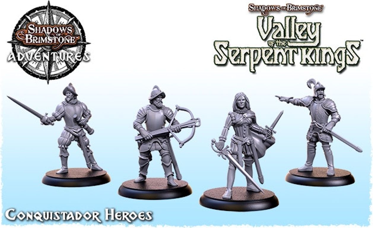 Shadows of Brimstone: Valley of the Serpent Kings miniaturas