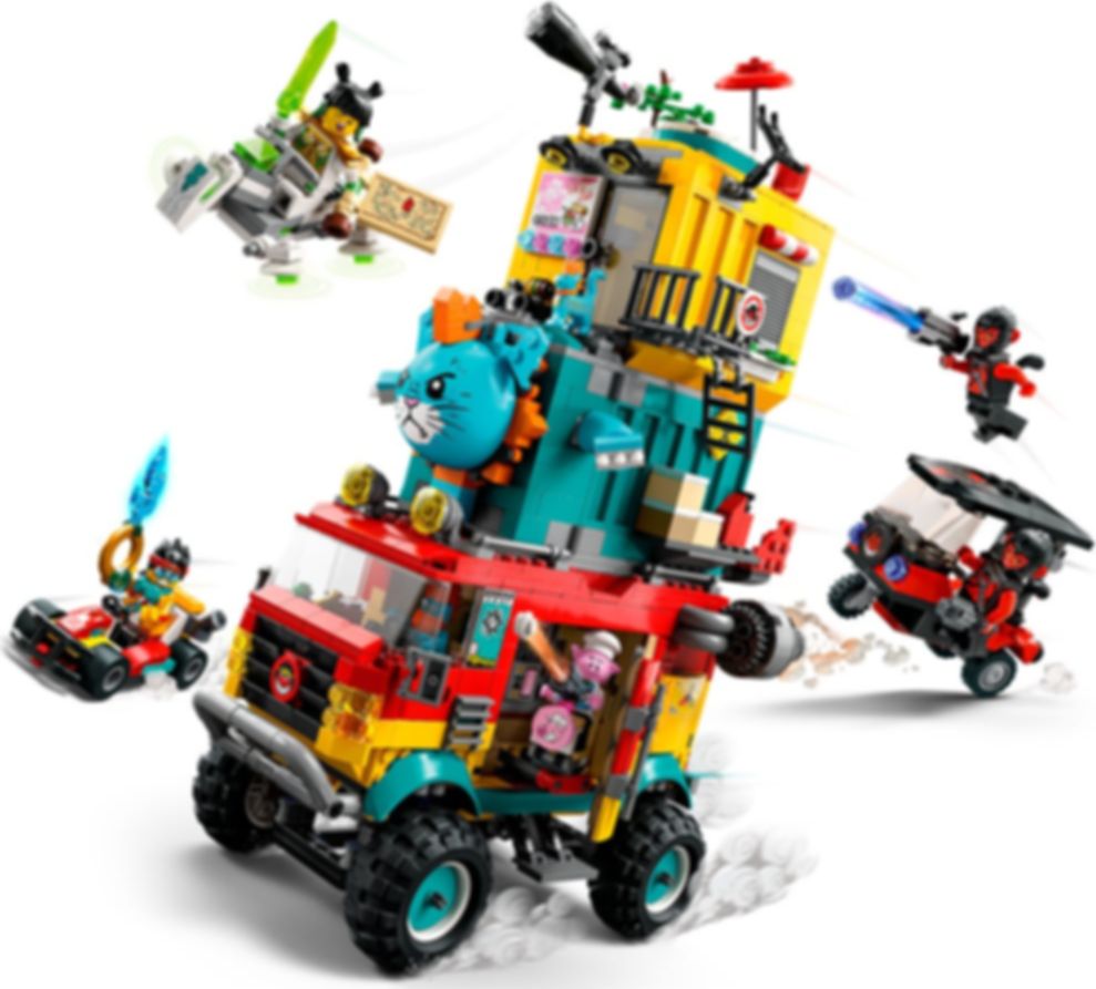 LEGO® Monkie Kid Monkie Kid’s Team Van gameplay