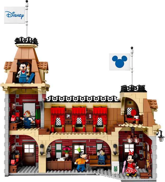 LEGO® Disney trein en station achterkant