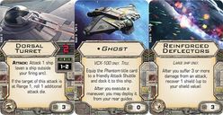 Star Wars: X-Wing Miniatures Game - Ghost Expansion Pack cards