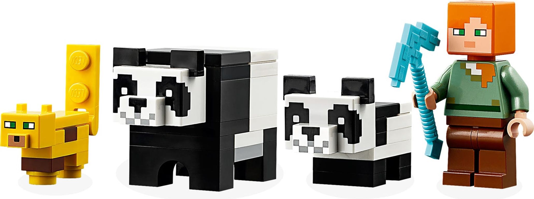 LEGO® Minecraft Het pandaverblijf personages