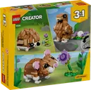 LEGO® Creator Niedlicher Hamster mit Blume rückseite der box