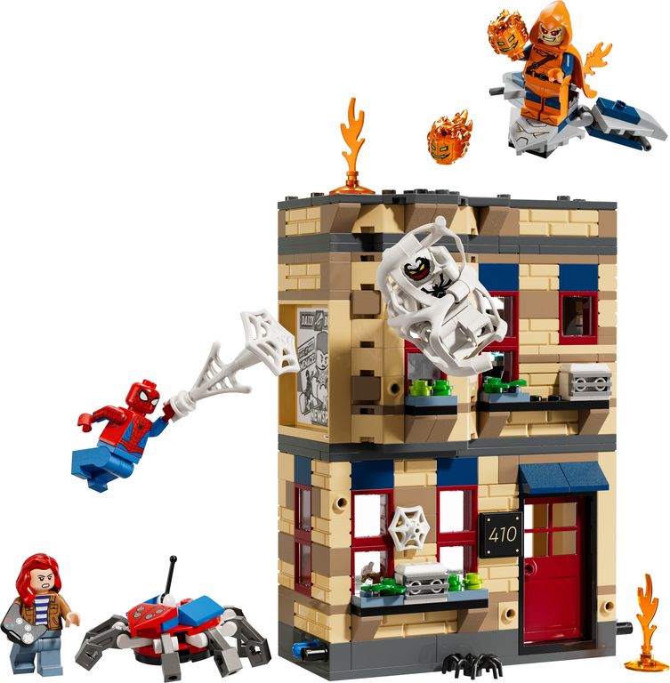 LEGO® Marvel Appartamento di Peter Parker componenti