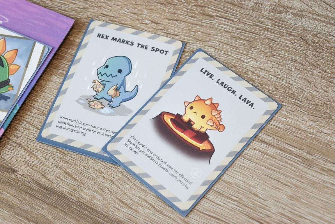 Happy Little Dinosaurs: Hazards Ahead cards