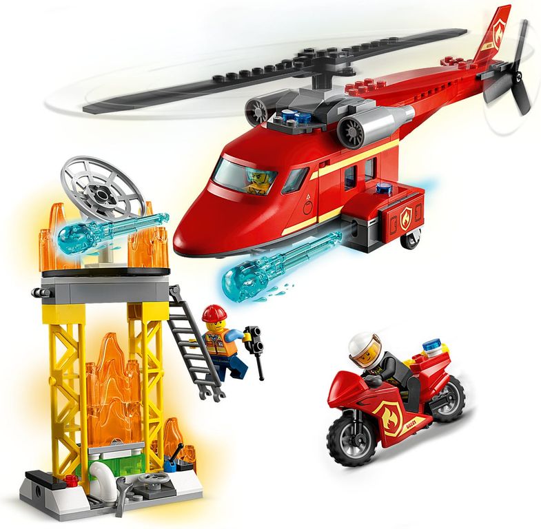 LEGO® City L'hélicoptère de secours des pompiers gameplay