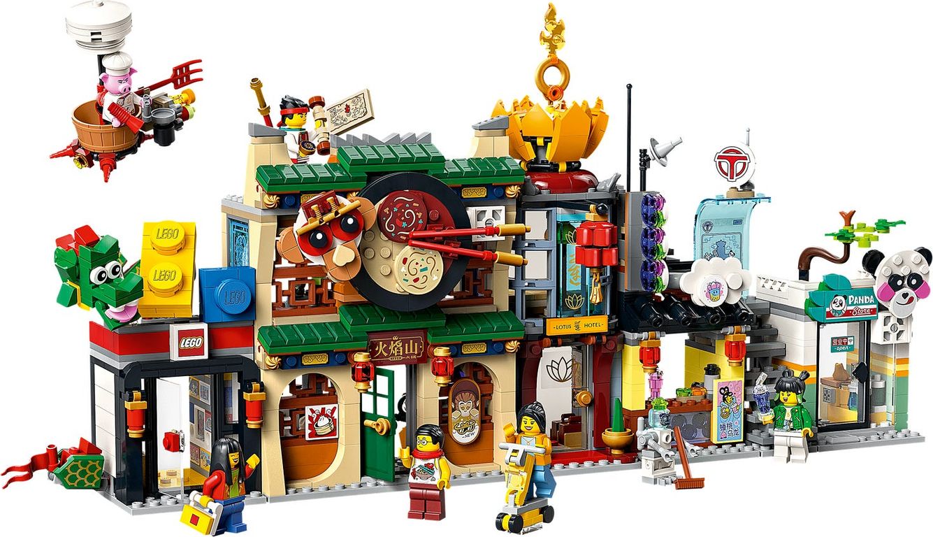 LEGO® Monkie Kid The City of Lanterns components