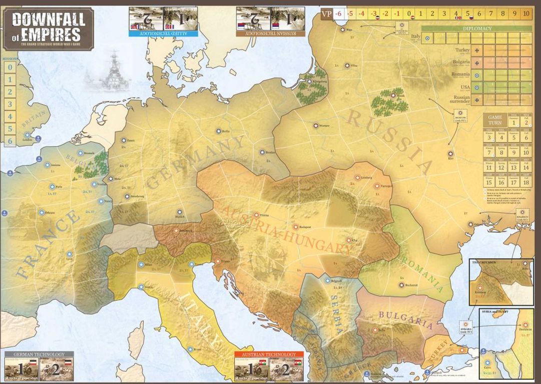 Downfall of Empires tavolo da gioco