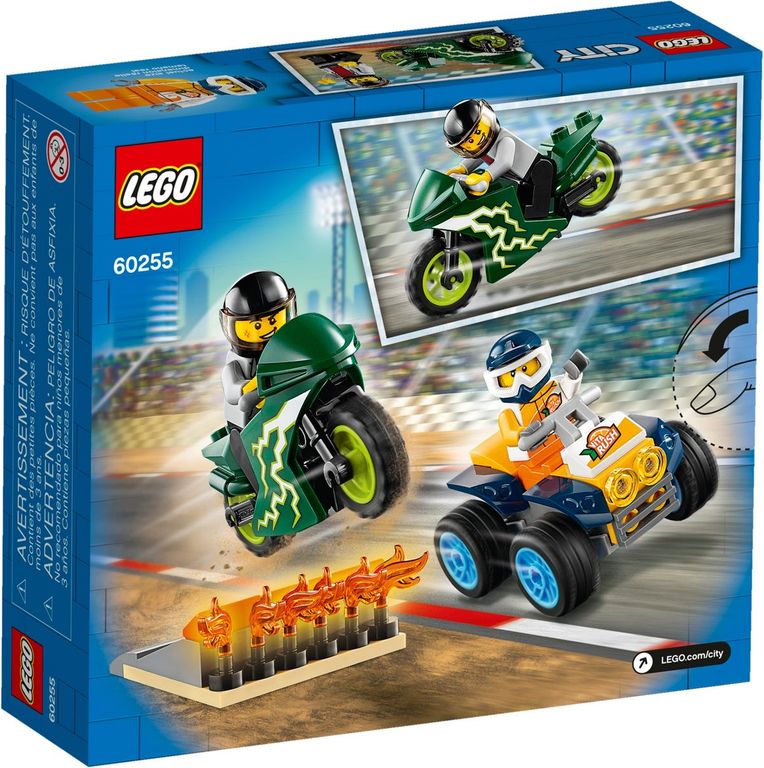 LEGO® City Stunt Team back of the box