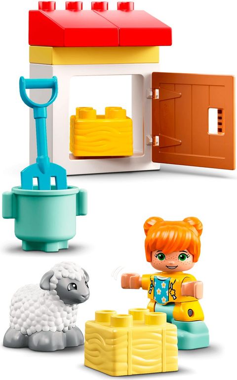 LEGO® DUPLO® Farm Tractor & Animal Care components