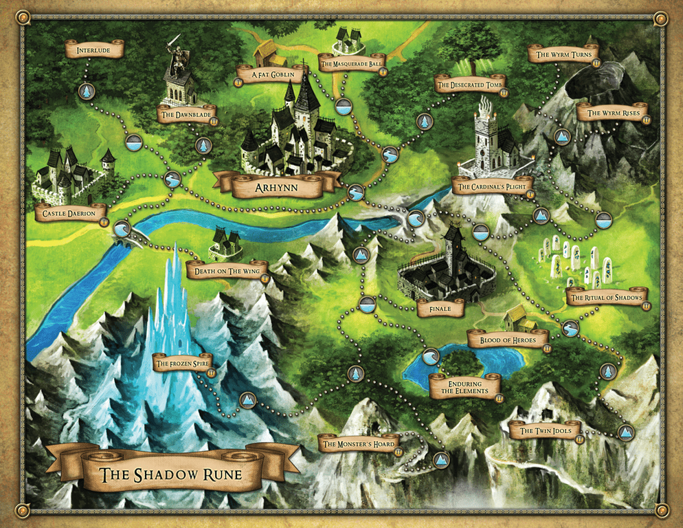 The Game Doctors Organizer Per Descent: Viaggi Nel Buio 2a Edizione - Espansione Shadow Of Nerekhall - Kit In Legno Da Montare Per Carte E Miniatura